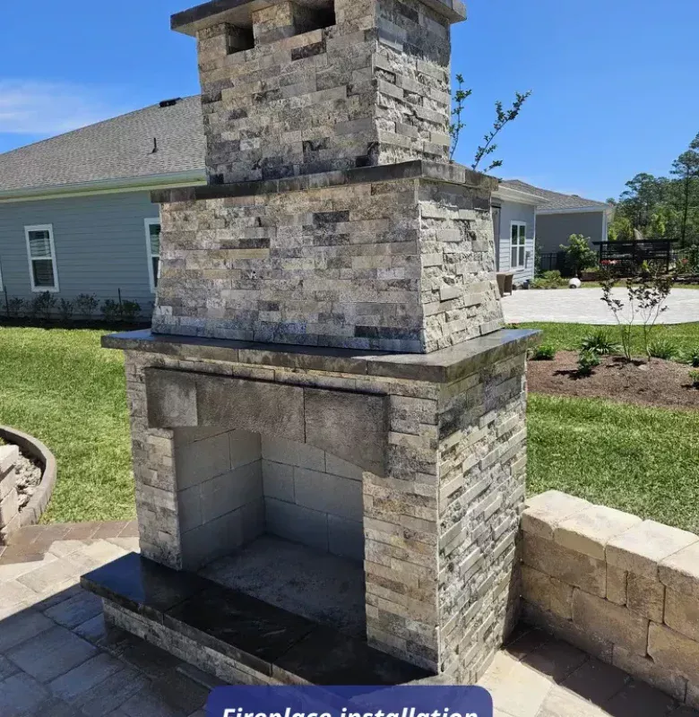 Fireplace installation (2)