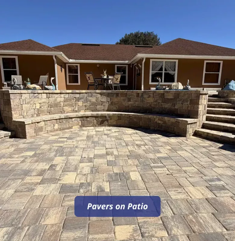 pavers installation patio